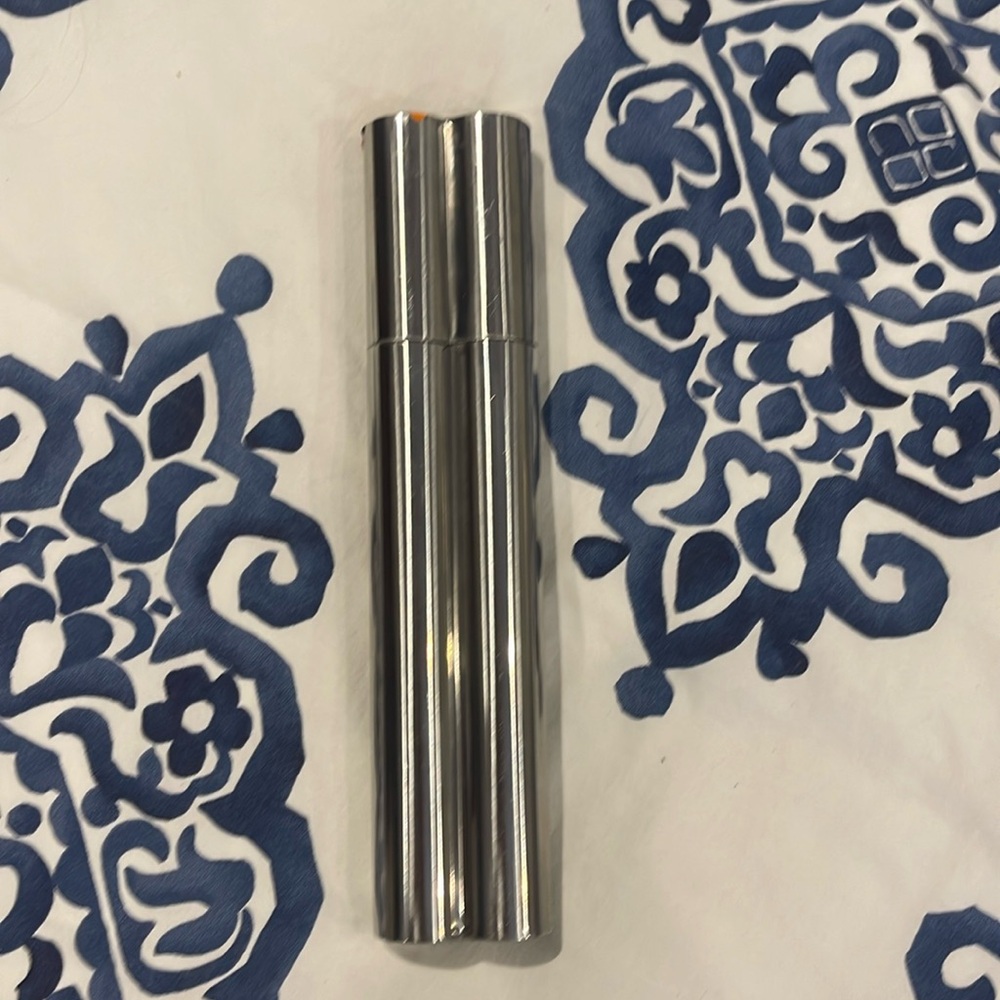 Stainless Steel Cigar holder and Flask Brand New Not in Box